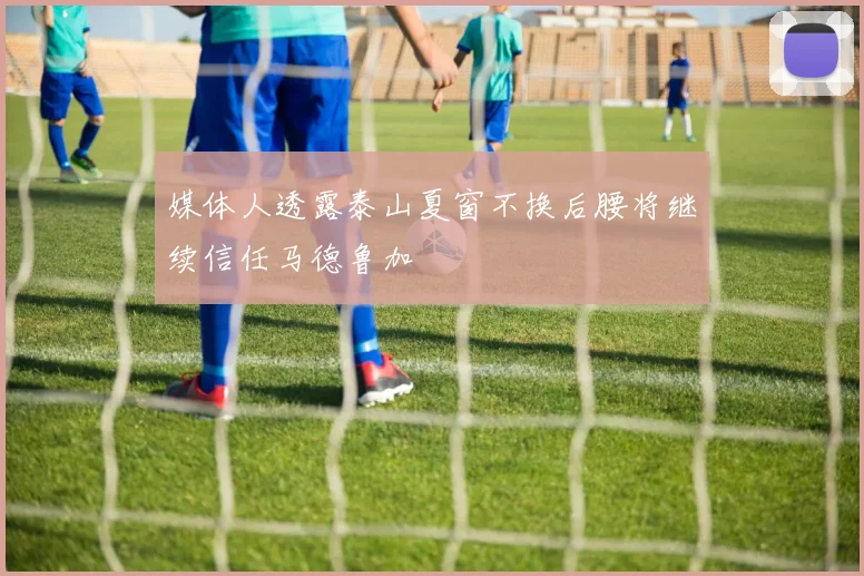 媒体人透露泰山夏窗不换后腰将继续信任马德鲁加